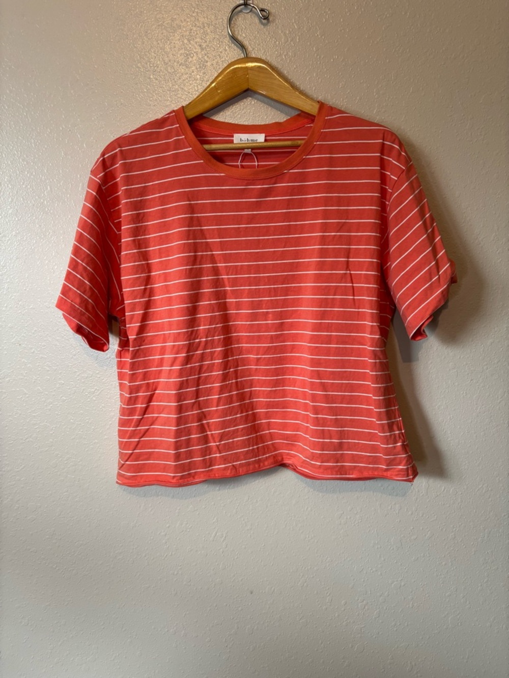 Striped crew neck